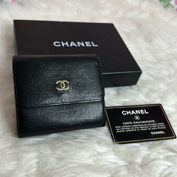 💯Authentic Chanel Short Trifold Wallet🍀 - Picture 1 of 14